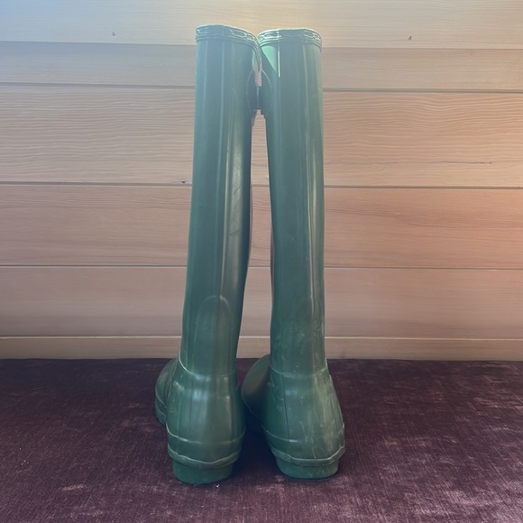 Hunter Original Tall Rain Boot, Green, 37 - Picture 4 of 9